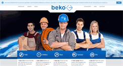 Desktop Screenshot of beko-group.de